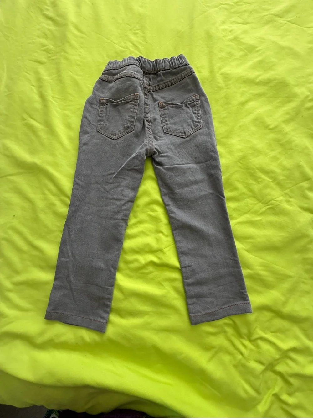 Kids' Gray Pull-On Stretch Leggings